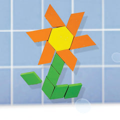 Counting fractions with BathBlocks as kids stack and space blocks