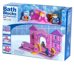 BathBlocks floating castle bath toy princess sparks imaginative play in the tub.