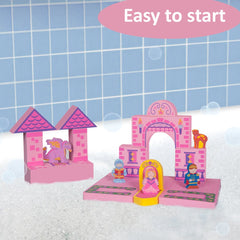 BathBlocks hound figure bath toy completes the castle crew for pretend adventures.