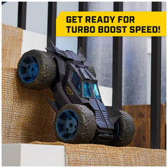 Batman Stunt Force Batmobile compatible with 4-inch action figures for missions