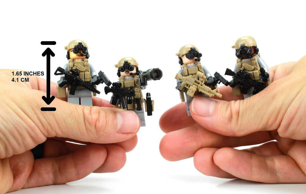 Battle Brick armored torso adds authentic dramatic look for display.
