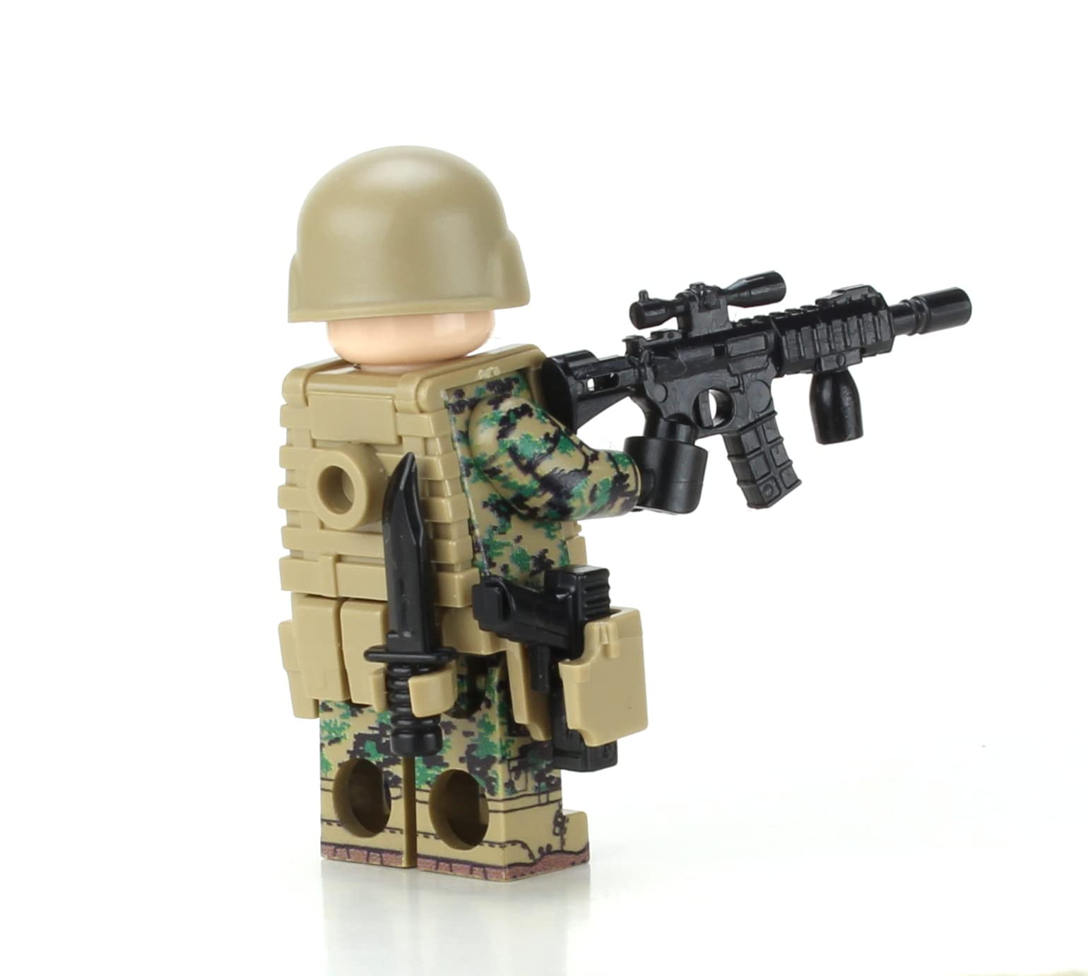 Battle Brick assembled in USA ready for display or diorama.
