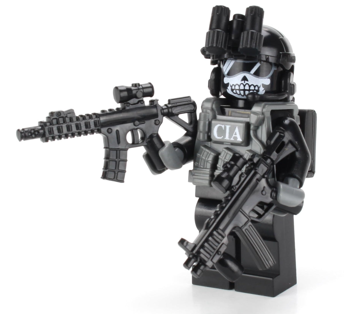 Battle Brick CIA Ghost SAD/SOG commando figure with authentic head print for display.