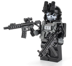 Battle Brick CIA Ghost SAD/SOG commando figure with authentic head print for display.