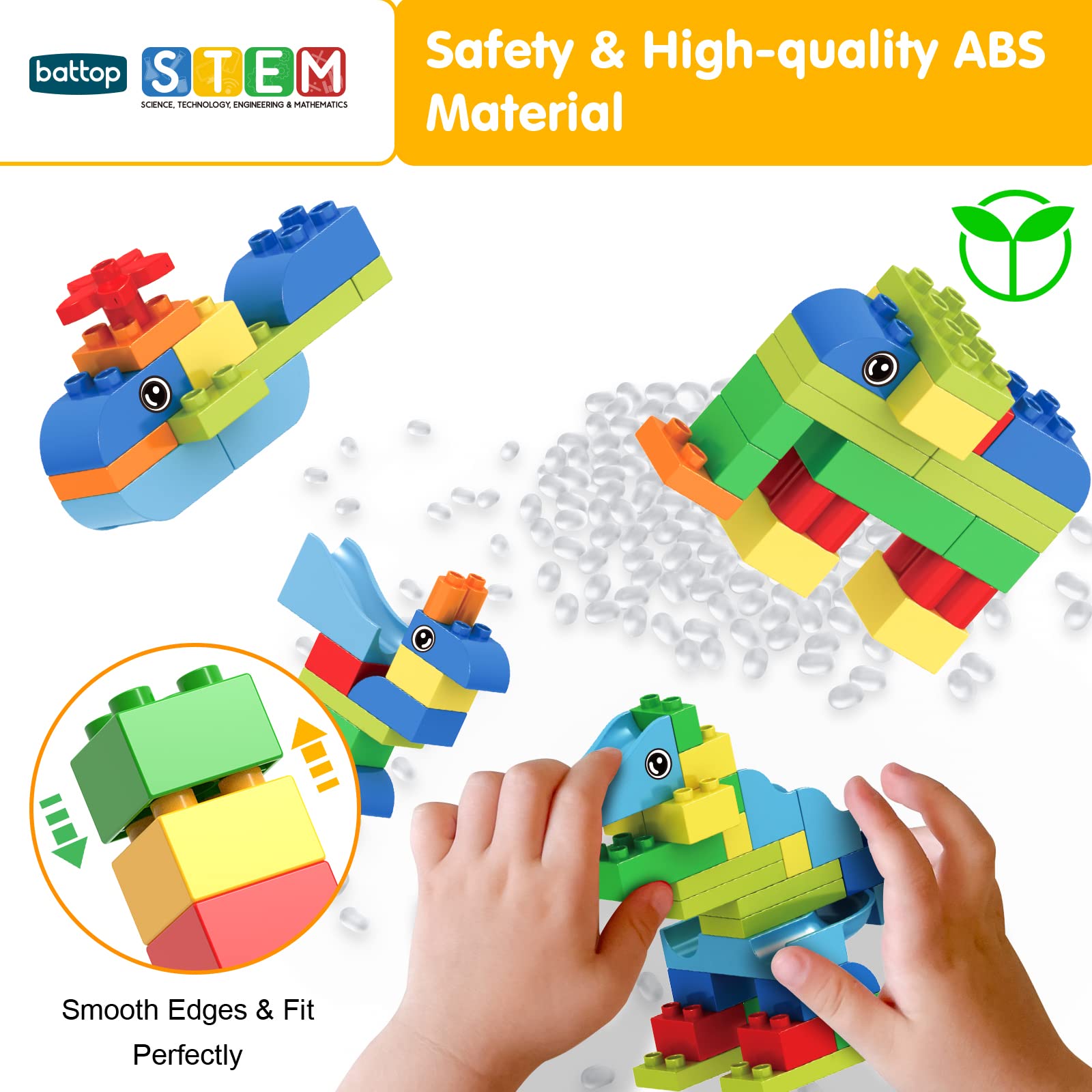 BATTOP eco-friendly-abs-material highlights safe, durable construction for kids.