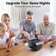 BATURU adjustable trays accommodate various card sizes for different games.
