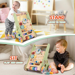 Bautia wooden construction sturdy and durable for active toddlers.