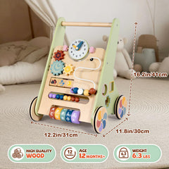 Bautia walker sensory play with bright colors and textures.