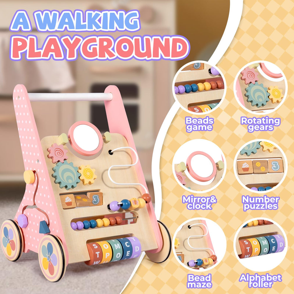 BAUTIA walker speed control shows adjustable pace for early walkers