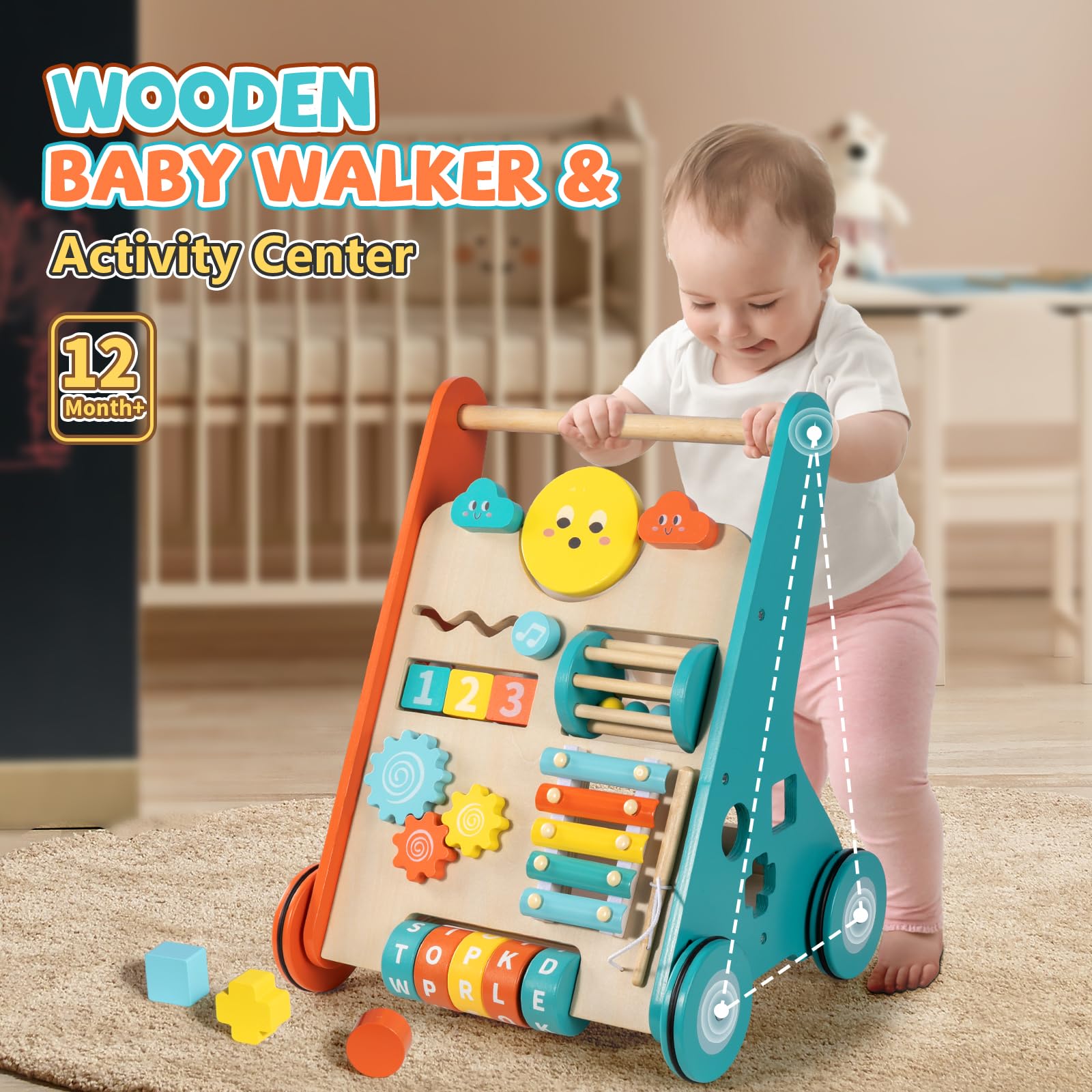 Bautia walker includes tracking game for curious minds