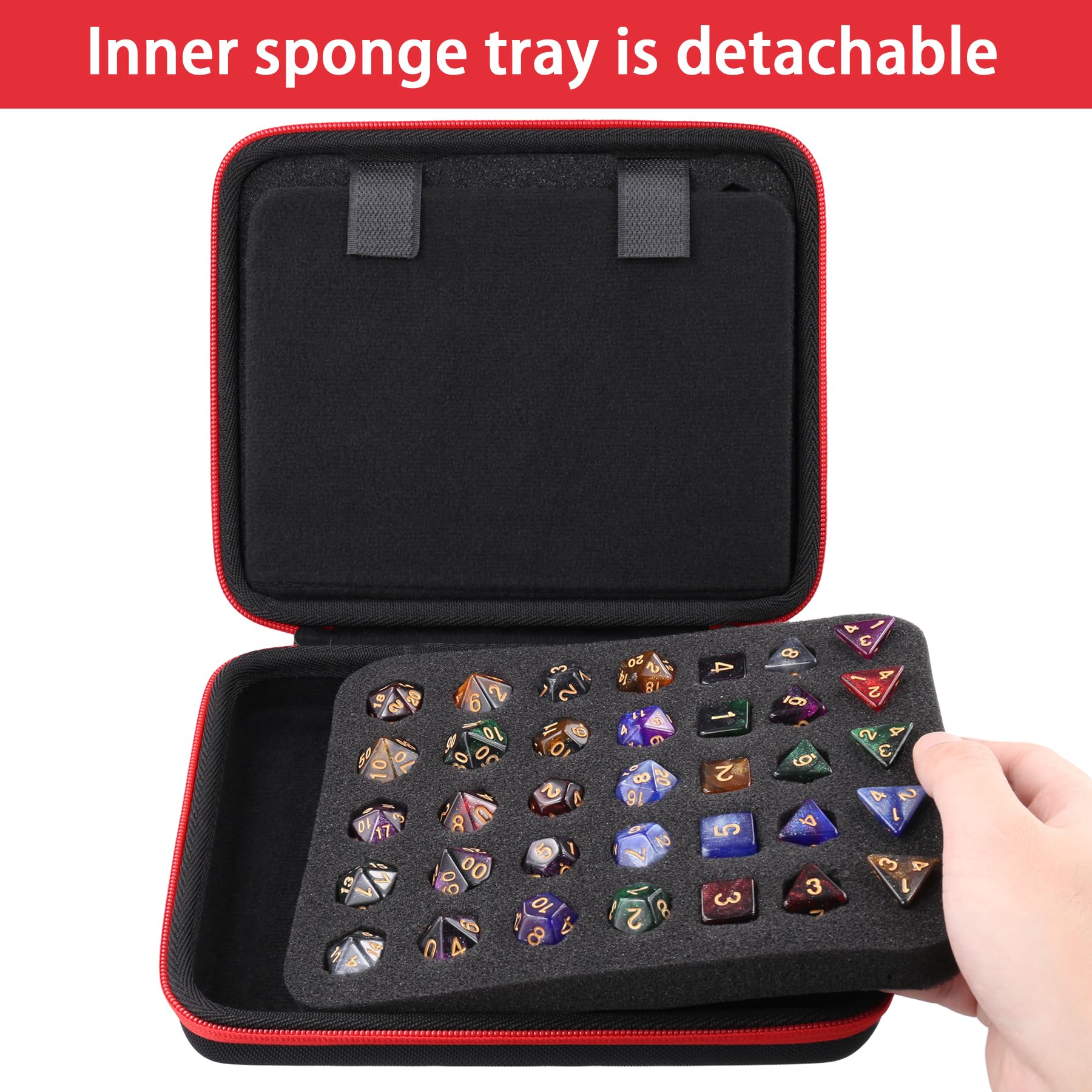 Baval DND Dice Case compact dimensions fit in backpacks for travel