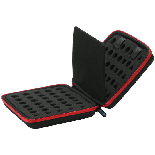 Baval DND Dice Case foam plate holds each die securely to reduce friction