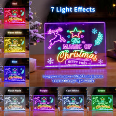 BAWMOY LED color options provide seven hues for creative doodling