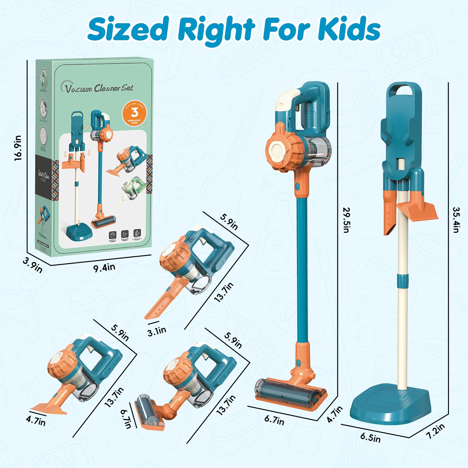 Gift-ready BAYMI 3-in-1 vacuum set perfect for birthdays and holidays.