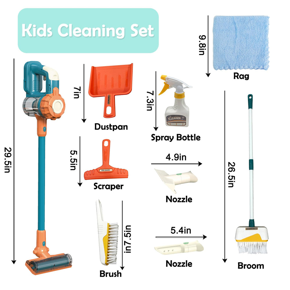 Baymi cleaning kit nozzles expand versatile tasks like dusting and spot cleaning.