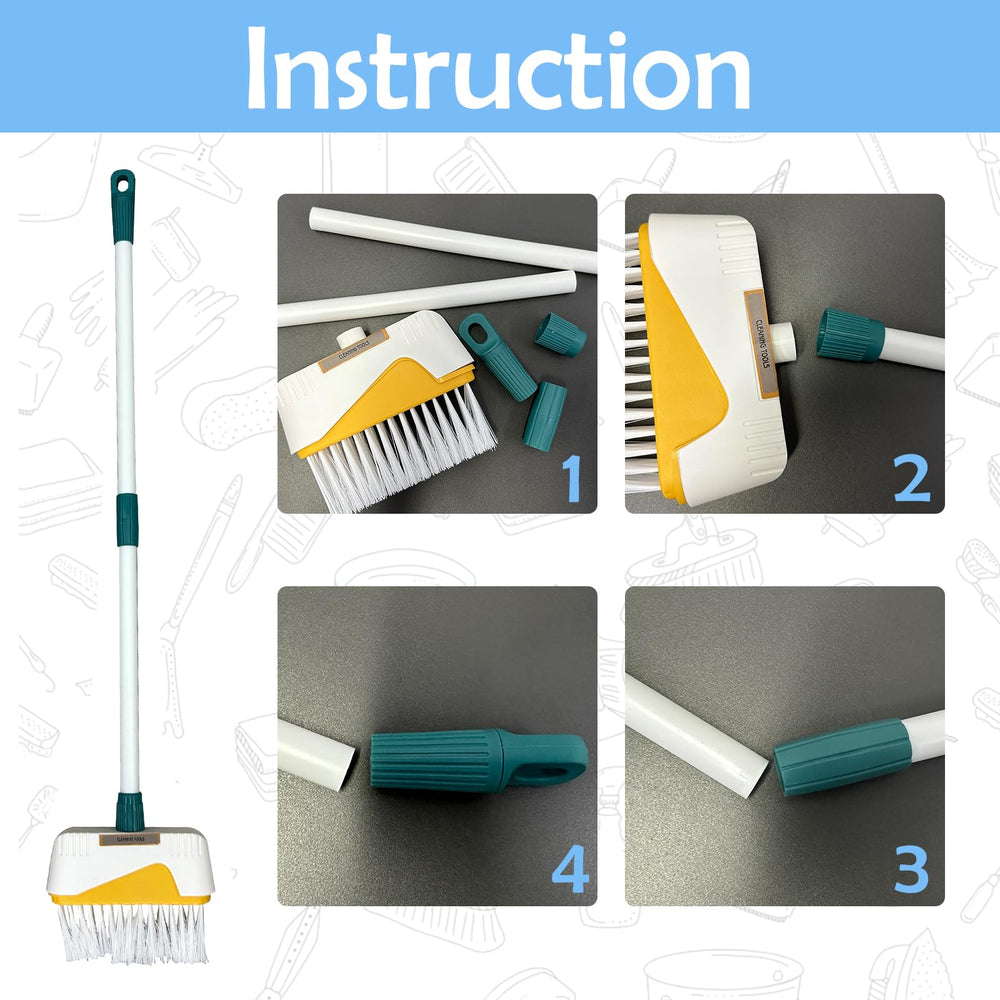 BAYMI toddler scrub brush and rag for fine motor cleaning.