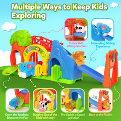 BAYSING animal-cars-elephant supports easy grip and motor skill development.