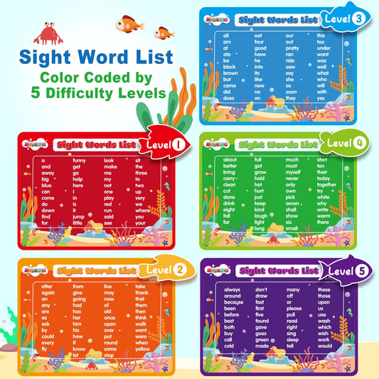 BAYSING magnetic fishing poles ready for word matching activity.