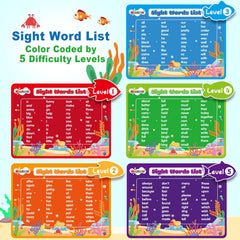 BAYSING magnetic fishing poles ready for word matching activity.