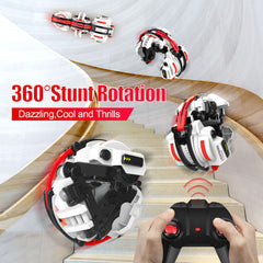 BAZADER RC Car performs a 360° roll for dynamic stunts