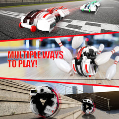 Durable ABS construction with rubber tires for steady performance