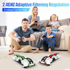 BAZADER RC Car includes two rechargeable batteries for longer play.