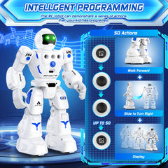 Bazolota gesture control enables simple, intuitive commands during playtime.