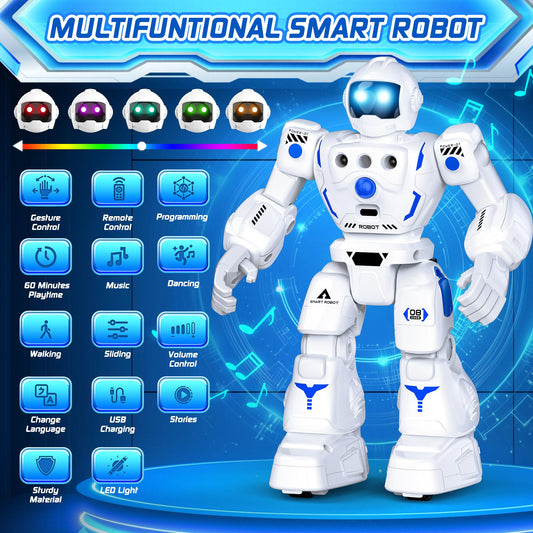 Bazolota robot toy sliding action supports dynamic exploration and motor skills.