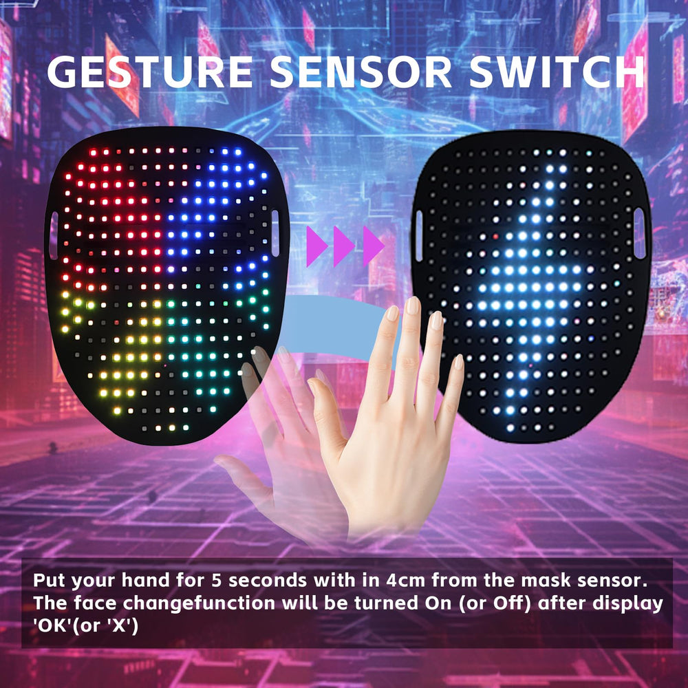 BBDKL LED mask static image collection to pair with daily wear