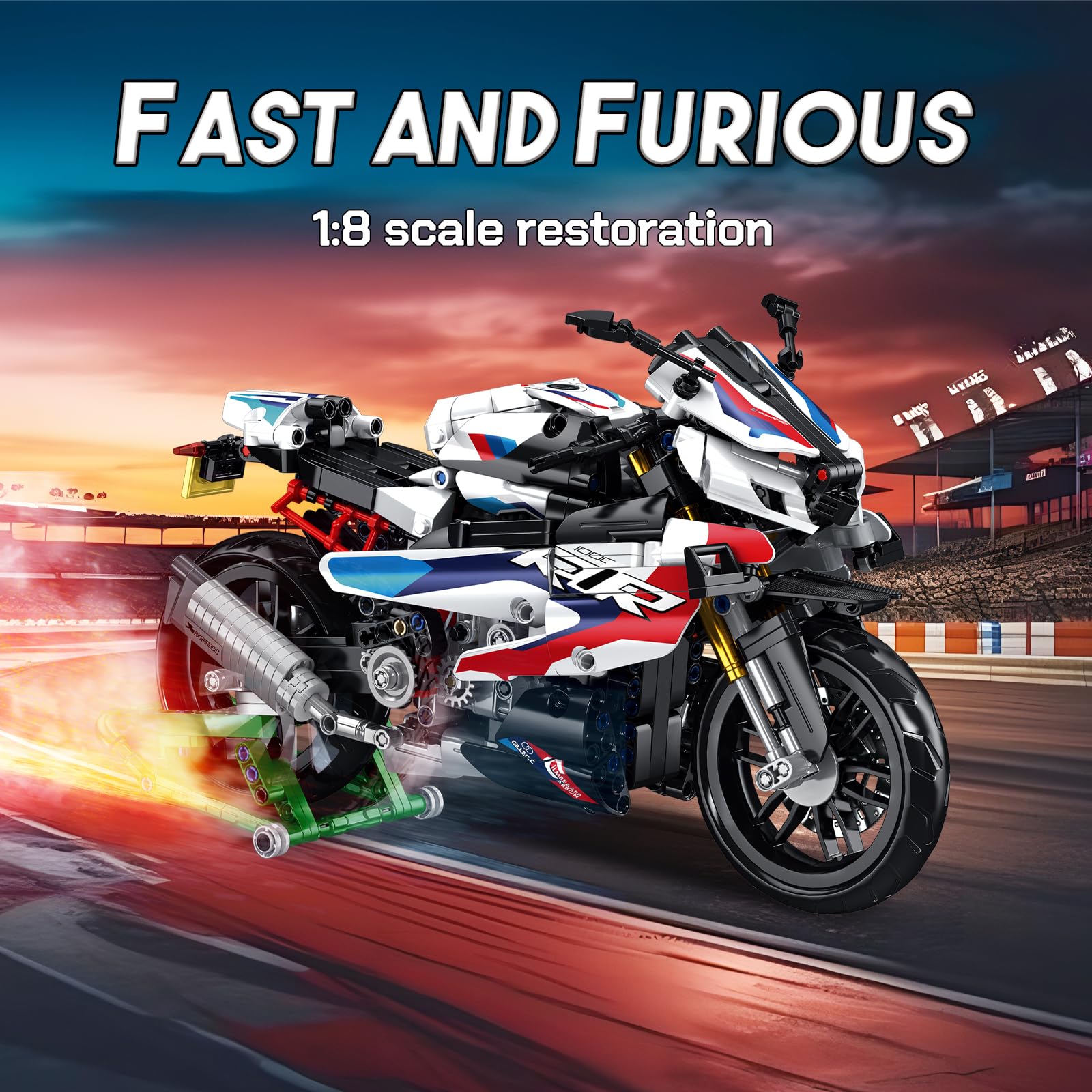 BBEUU 1000RR windscreen detail highlights iconic styling for fans and display