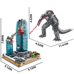 BBEUU monster model action figure assembly showing poseable joints for imaginative scenes.