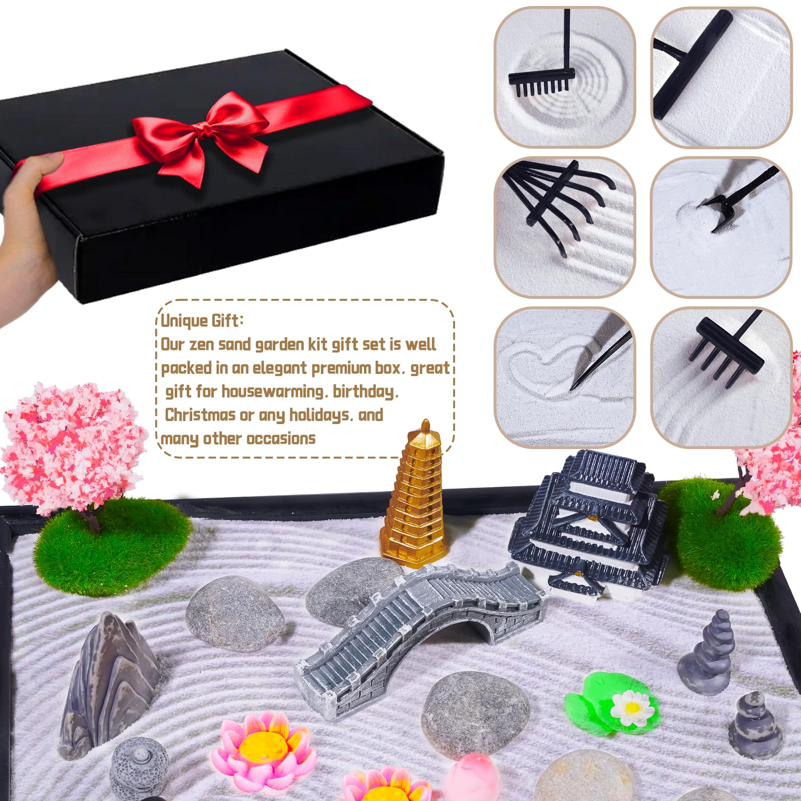 Bbiamsleep Zen Garden display kit presented as a gift.