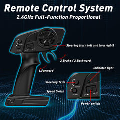 BBLD RC car dual battery pack enables longer play sessions