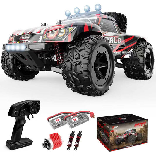 BBLD remote control car front view for off-road action and rugged style.