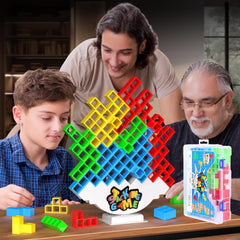 BBnote 48pcs stack game blocks ready for balancing challenge with friends