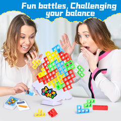 BBnote 64PCS Stack Game travel-case makes games portable for trips.