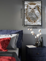 BBOLDIN 3D Owl Puzzle includes poster and storage box for easy setup