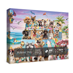BBOLDIN Beach Dogs puzzle box ready for a relaxing family game night.