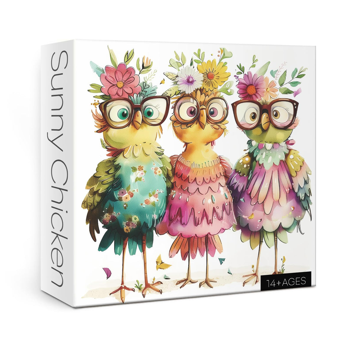 BBOLDIN funny chicken puzzle box, perfect for family puzzle nights.