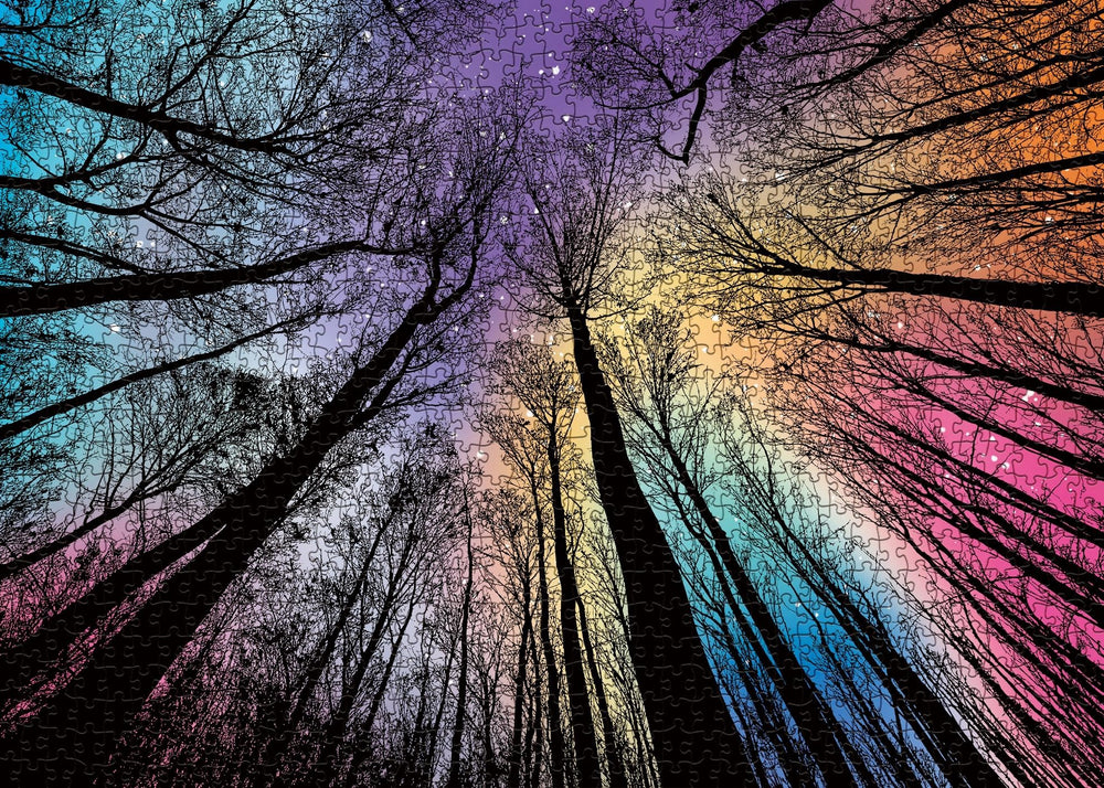 BBOLDIN gradient puzzle close-up on durable cardboard shows vivid colors.