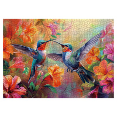 BBOLDIN Hummingbird Symphony puzzle scene with vibrant colors for engaging play.