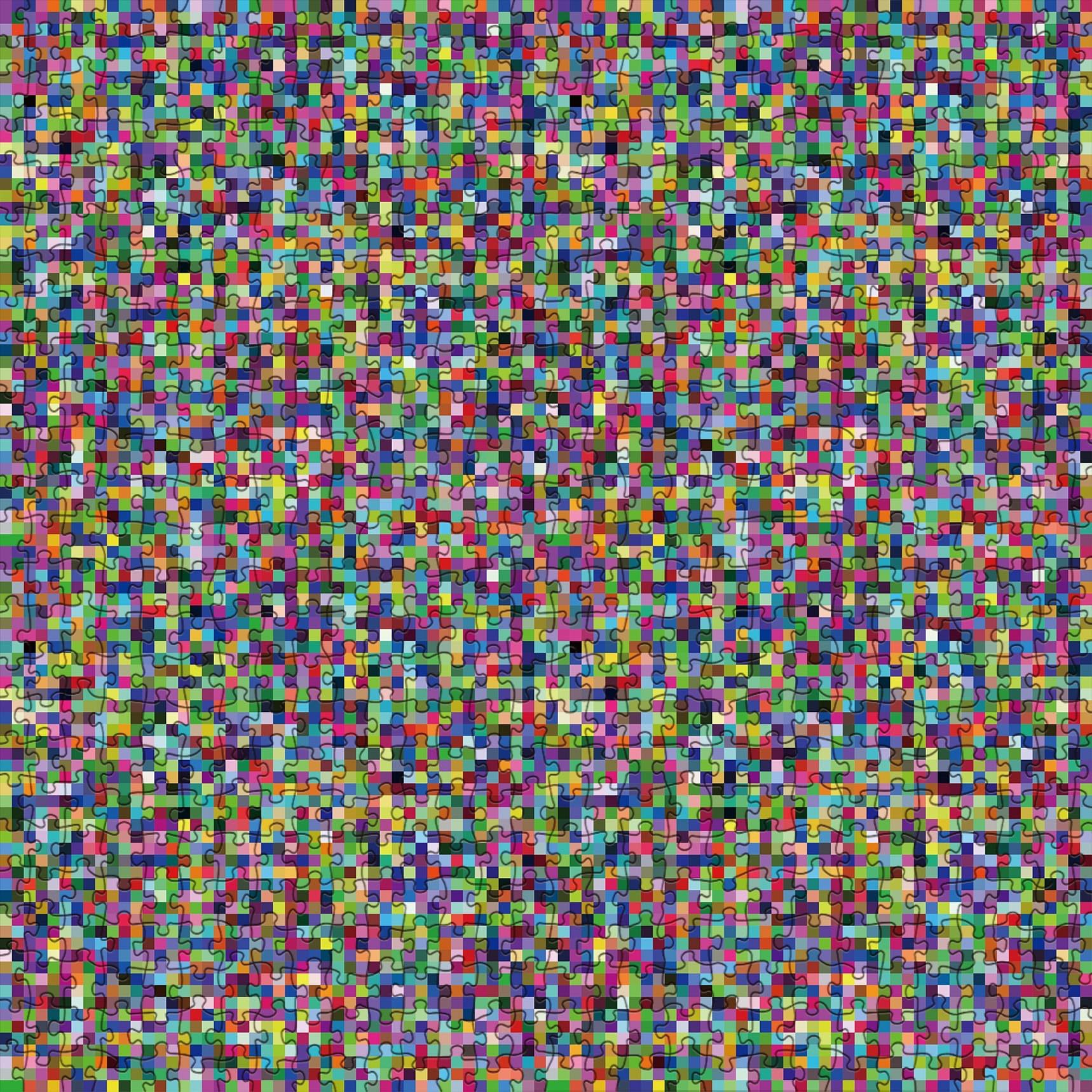 BBOLDIN Impossible Difficult Puzzle poster inside provides reference art while solving.