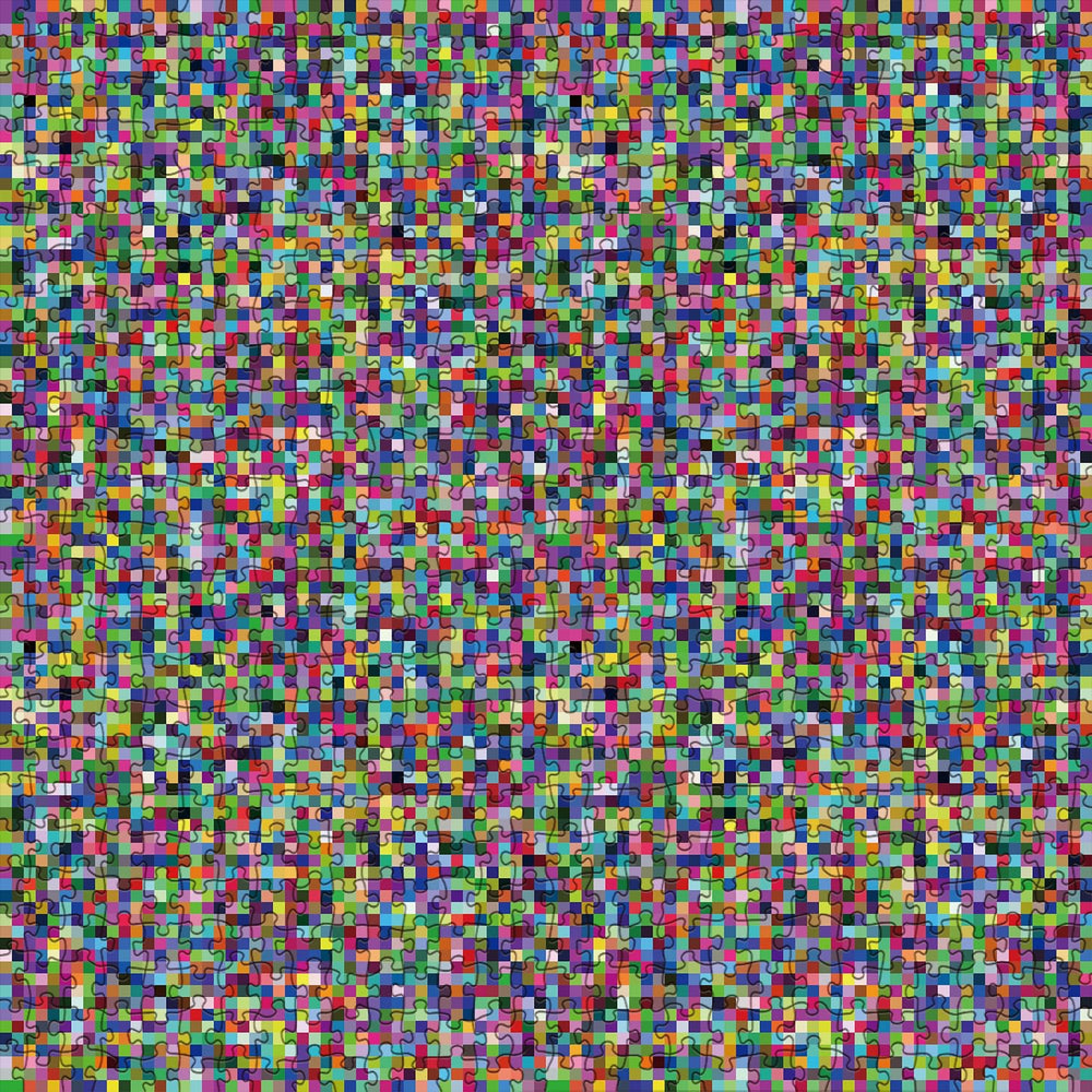 BBOLDIN Impossible Difficult Puzzle poster inside provides reference art while solving.
