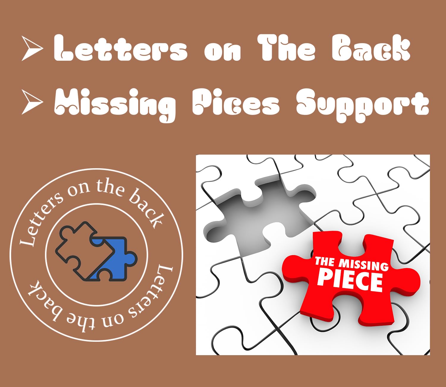 BBOLDIN packaging keeps pieces secure during puzzling sessions.