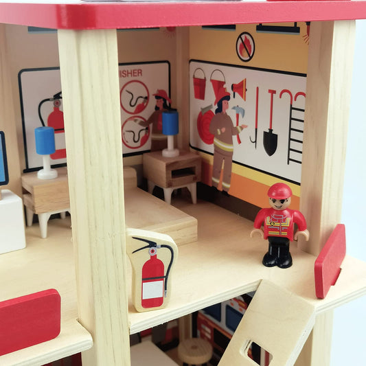BBtinker open-side dollhouse showing interior access for multi-child play sessions.