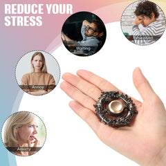 BBTO dragon fidget spinner on desk, convenient stress release