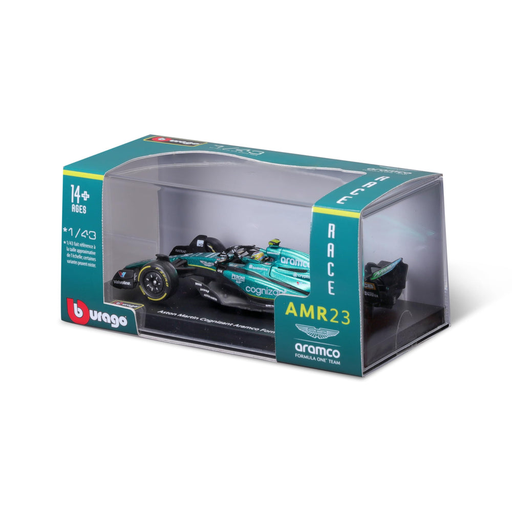 BBURAGO 1:43 Aston Martin AMR23 collectible ideal for gifting and collection