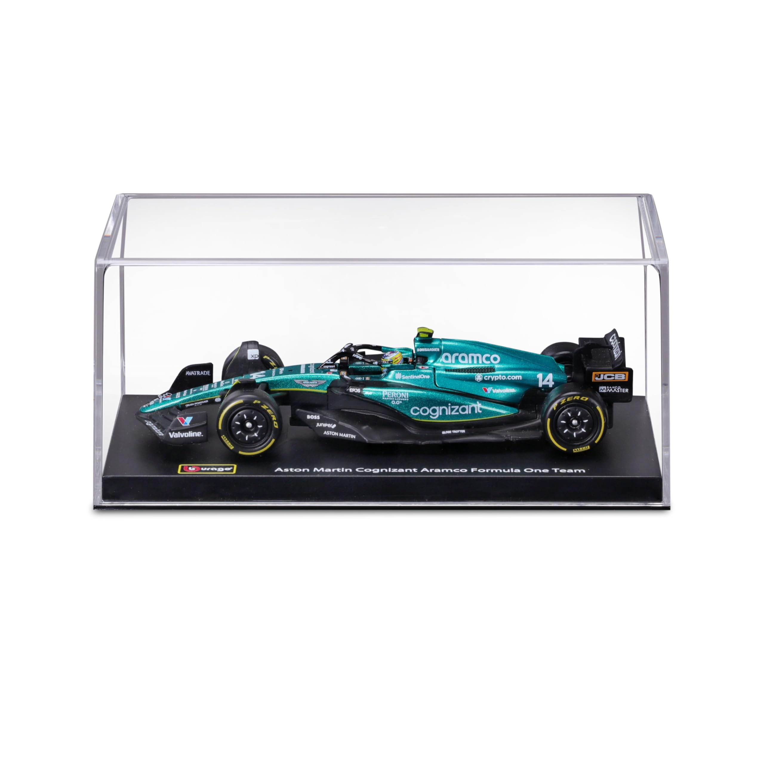 BBURAGO 1:43 Aston Martin AMR23 hood and trunk details add realism