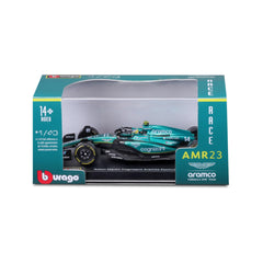 BBURAGO 1:43 Aston Martin AMR23 precise scale detailing for display shelves