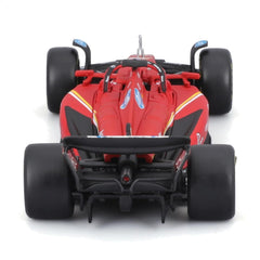 Bburago Ferrari SF-24 2024 opening doors demonstration enhances interactive display.